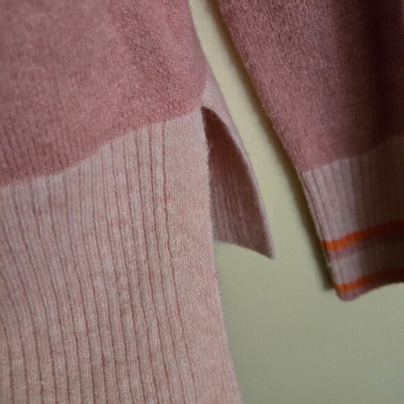 J.Crew Super Soft Merino Wool Alpaca Blend Striped Turtleneck Sweater Size XXS - Picture 4 of 7